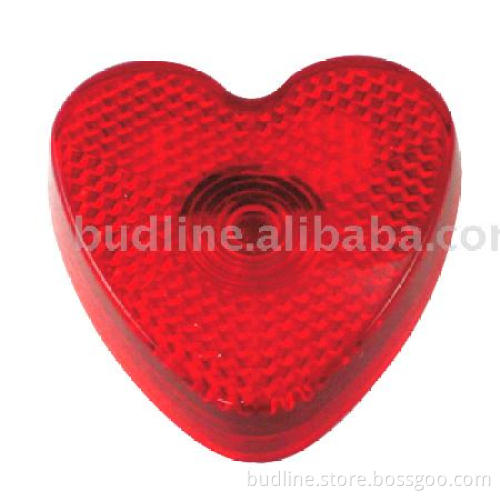 7002 Flash Reflector Safety Button (Heart)